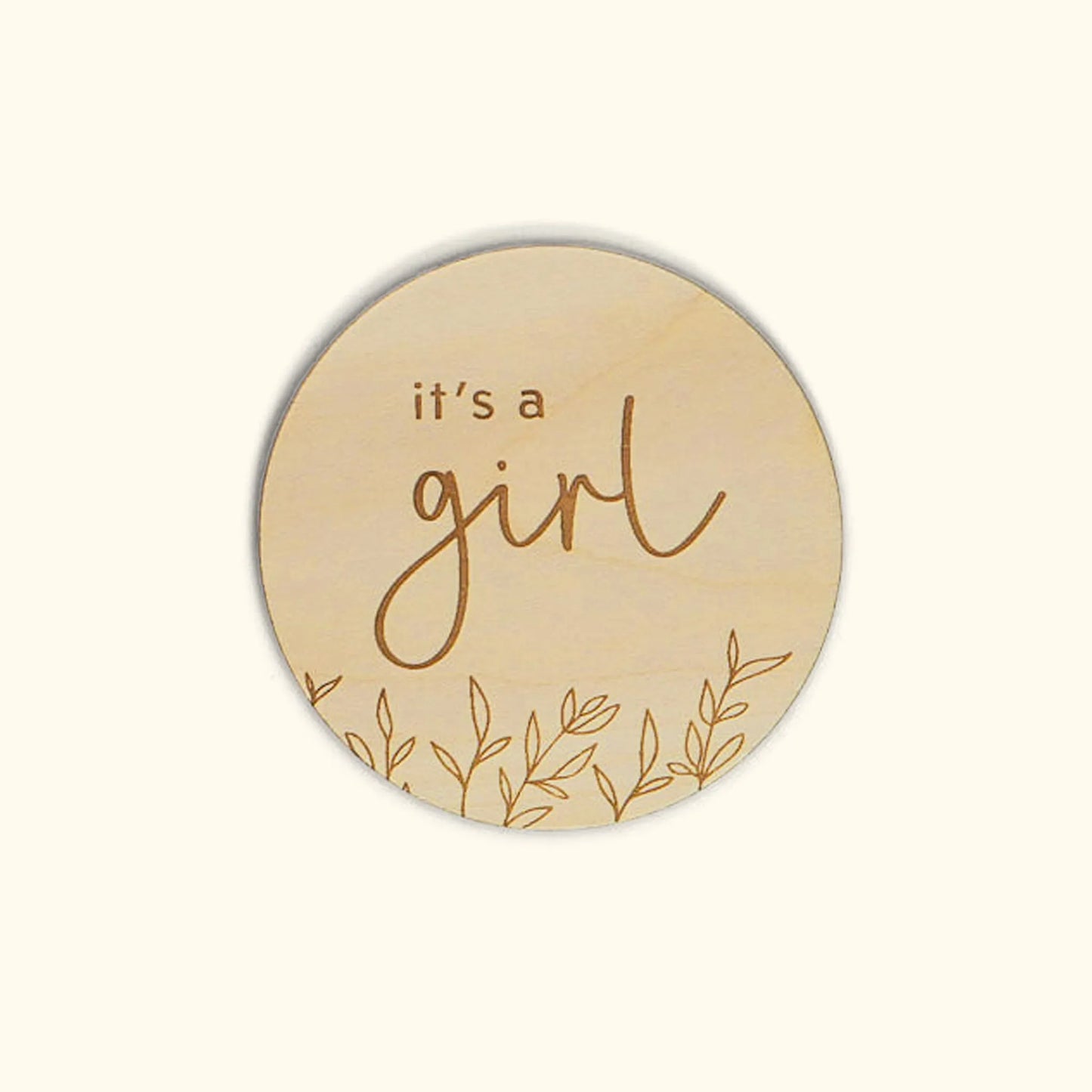 Gender Reveal Sign - It's a Girl