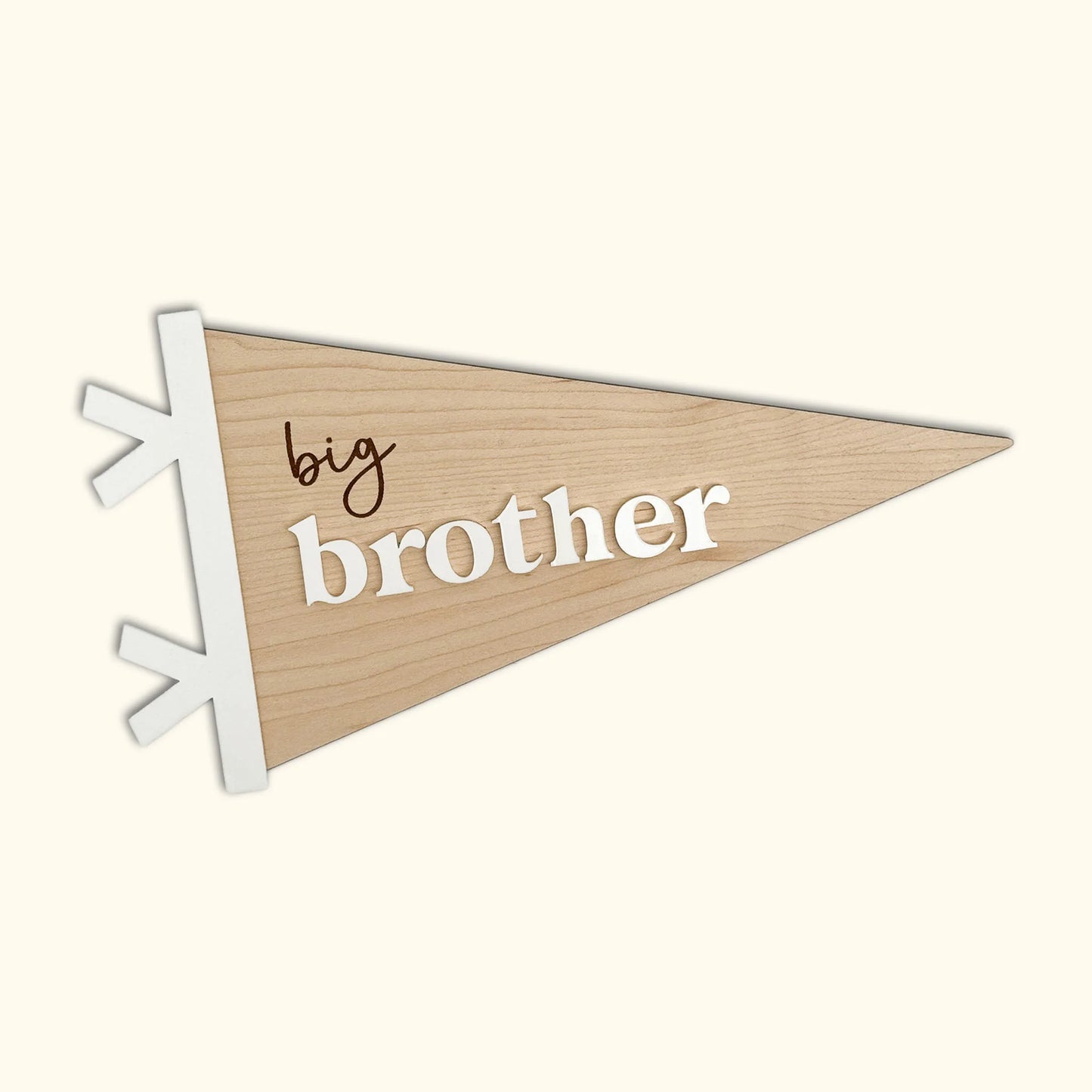 Big Brother Pregnancy Announcement Sign | Pennant Flag Nusery Decor