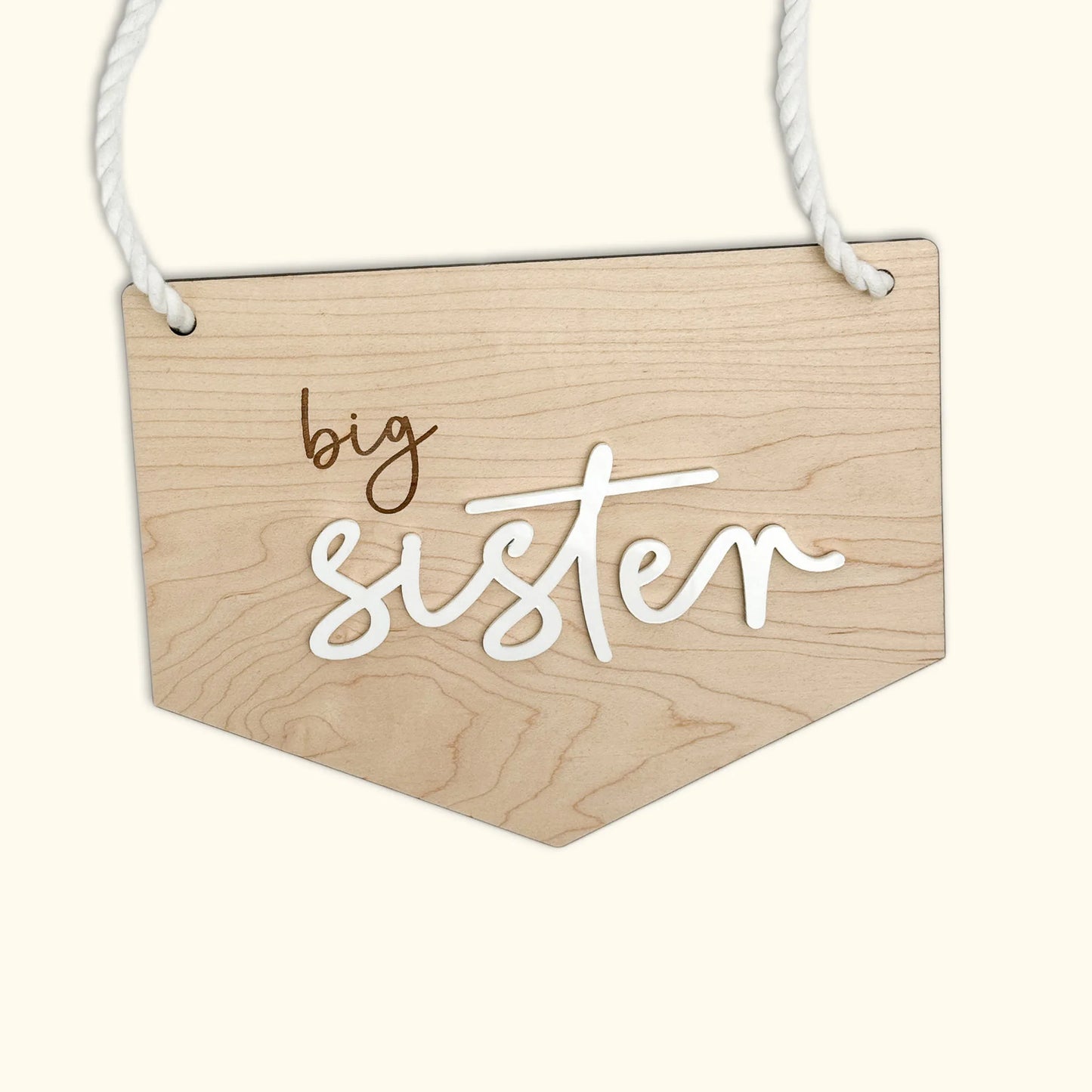 Big Sister Pregnancy Announcement Sign | Bunting Flag Nursery Decor