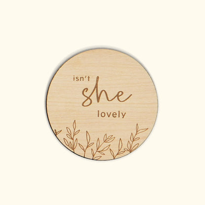 She's here pregnancy gift set