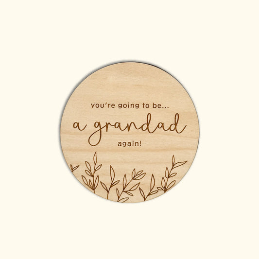 Pregnancy Announcement Gift - Grandfather/Grandad